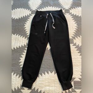 Black Zamora scrub pants